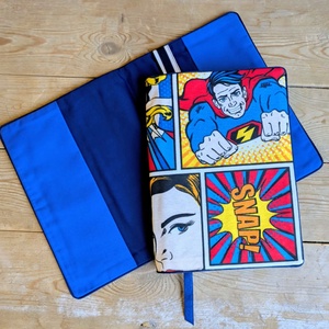 Könyvkabát - képregényes - otthon & életmód - papír, írószer - könyv- és füzetborító - Meska.hu