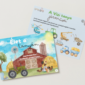 Élet a tanyán- foglalkoztató füzet (rövidített változat) , Játék & Sport, Készségfejlesztő és Logikai játék, Logikai játékok, Fotó, grafika, rajz, illusztráció, MESKA