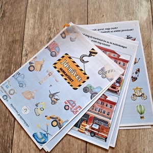 Járművek- munkafüzet - Meska.hu