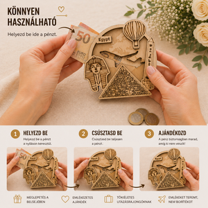Anglia - Utazás tematikájú fa pénzajándék átadó - Pauze Money Gift - otthon & életmód - papír, írószer - ajándékozás kellékei - pénzátadó doboz - Meska.hu