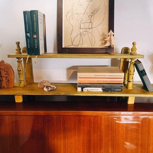 Vintage, loft stílusú polc - Meska.hu