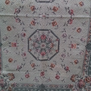 Gobelin jellegű, virágos terítő ágyra, asztalra vagy akár falra - otthon & életmód - lakástextil - ágytakaró - Meska.hu