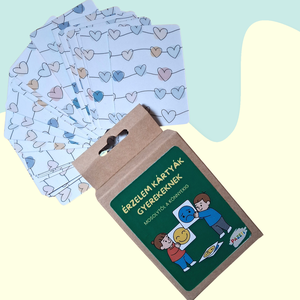 Érzelem kártyák gyerekeknek-  Fejlesztő kártyajáték az érzelmi intelligencia növelésére - játék & sport - készségfejlesztő és logikai játék - oktató játékok - Meska.hu