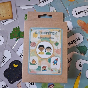 Ellentétek  Fejlesztő párosító játék 3-7 éveseknek, Játék & Sport, Készségfejlesztő és Logikai játék, Oktató játékok, Fotó, grafika, rajz, illusztráció, MESKA