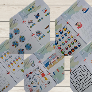 Okos kaland  Fejlesztő játékos csendeskönyv 4-7  éveseknek - játék & sport - készségfejlesztő és logikai játék - oktató játékok - Meska.hu