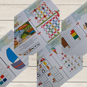 Okos kaland  Fejlesztő játékos csendeskönyv 4-7  éveseknek - játék & sport - készségfejlesztő és logikai játék - oktató játékok - Meska.hu