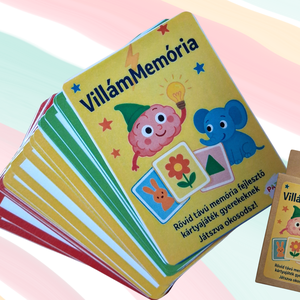 Villámmemória  � Figyelmet és emlékezetet fejlesztő kártyajáték ovisoknak - játék & sport - készségfejlesztő és logikai játék - memória játékok - Meska.hu