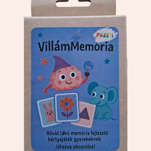 Villámmemória - Figyelmet és emlékezetet fejlesztő kártyajáték ovisoknak - játék & sport - készségfejlesztő és logikai játék - memória játékok - Meska.hu