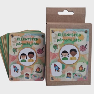 Ellentétek � Fejlesztő párosító játék 3-7 éveseknek, Játék & Sport, Készségfejlesztő és Logikai játék, Oktató játékok, Fotó, grafika, rajz, illusztráció, MESKA