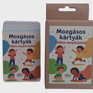 Mozgásos kártyák � Fejlesztő, vidám mozdulatok gyerekeknek, Játék & Sport, Készségfejlesztő és Logikai játék, Oktató játékok, Fotó, grafika, rajz, illusztráció, MESKA