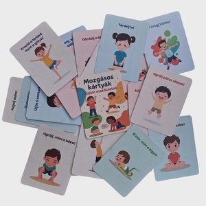 Mozgásos kártyák � Fejlesztő, vidám mozdulatok gyerekeknek - játék & sport - készségfejlesztő és logikai játék - oktató játékok - Meska.hu