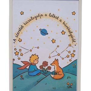 Gyerekszobai dekoráció - A kis herceg és a róka - Meska.hu