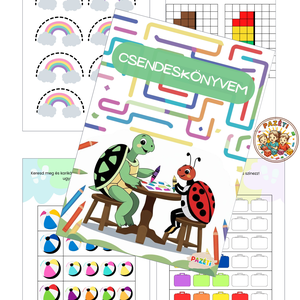 Okos kaland � Fejlesztő játékos csendeskönyv 4-7  éveseknek, Játék & Sport, Készségfejlesztő és Logikai játék, Oktató játékok, Fotó, grafika, rajz, illusztráció, MESKA