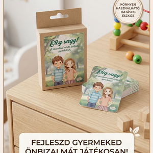 Önbizalmat erősítő, érzelmi fejlesztő kártyák gyerekeknek- Elég vagy! - játék & sport - készségfejlesztő és logikai játék - oktató játékok - Meska.hu