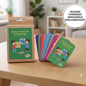Érzelem kártyák gyerekeknek- � Fejlesztő kártyajáték az érzelmi intelligencia növelésére - játék & sport - készségfejlesztő és logikai játék - oktató játékok - Meska.hu