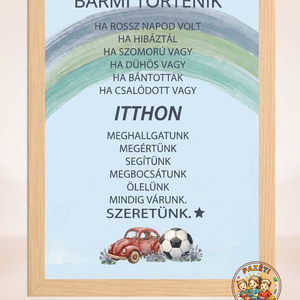 Érzelmi biztonság � támogató üzenet falikép, dekoráció kisfiúknak, kislányoknak - baba - mama - babaszoba dekoráció - gyerekszoba falmatrica - Meska.hu