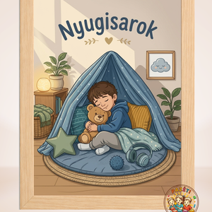 Nyugisarok - falikép, dekoráció lányoknak és fiúknak, Baba - mama, Babaszoba dekoráció, Gyerekszoba falmatrica, Fotó, grafika, rajz, illusztráció, MESKA