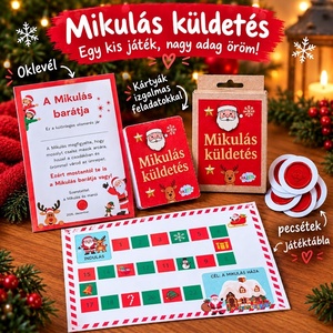 Mikulás küldetés � Érzelmi és szociális készségeket fejlesztő kártyajáték  - Meska.hu