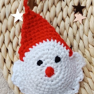 Mikulás/manó karácsonyfadísz, Karácsony, Karácsonyi lakásdekoráció, Karácsonyfadíszek, Kötés, MESKA