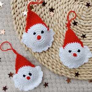 Mikulás/manó karácsonyfadísz - karácsony - karácsonyi lakásdekoráció - karácsonyfadíszek - Meska.hu