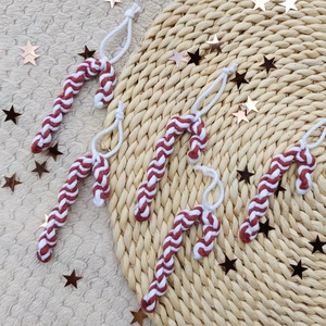 Cukorkarúd karácsonyfadísz - karácsony - karácsonyi lakásdekoráció - karácsonyfadíszek - Meska.hu