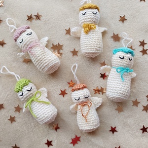 Angyalka dekoráció - karácsony - karácsonyi lakásdekoráció - karácsonyfadíszek - Meska.hu