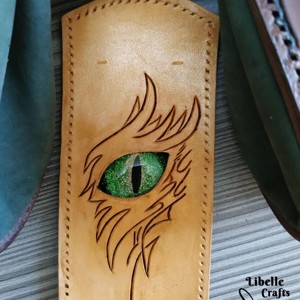 Sárkányszemes kockatartó szütyő - ZÖLD szemmel - játék & sport - táblajáték és kártyajáték - társasjátékok - dobókocka - Meska.hu