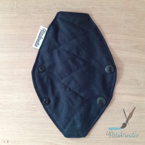 Fekete tanga mosható betét 18cm - eü, Szépségápolás, Intim higiénia, Intimbetét, , MESKA