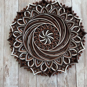 Mandala fali dísz - otthon & életmód - dekoráció - spiritualitás - mandala - Meska.hu