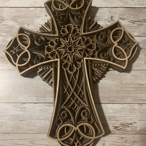 Mandala kereszt - otthon & életmód - dekoráció - spiritualitás - mandala - Meska.hu