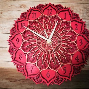 Mandala óra 36 cm átmérővel  - Meska.hu