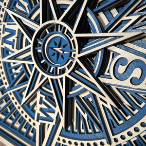 Iránytű mandala kép - otthon & életmód - dekoráció - spiritualitás - mandala - Meska.hu