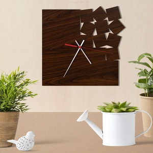 Minimalista, modern design falióra - kockák, Otthon & Életmód, Dekoráció, Fali és függő dekoráció, Falióra & óra, Famegmunkálás, Festett tárgyak, MESKA