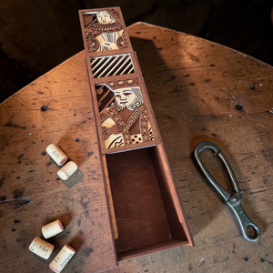 Prémium italtartó - születésnapra, névnapra, évfordulóra, ajándékba - király és dáma - otthon & életmód - konyhafelszerelés, tálalás - italos kellékek - italtartó - Meska.hu