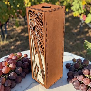 Prémium italtartó - születésnapra, névnapra, évfordulóra, ajándékba - hegedű és violinkulcs - otthon & életmód - konyhafelszerelés, tálalás - italos kellékek - italtartó - Meska.hu