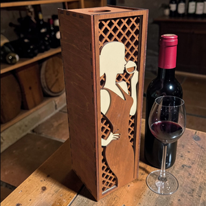 Prémium italtartó - születésnapra, névnapra, évfordulóra, ajándékba - borkóstoló, Otthon & Életmód, Konyhafelszerelés, tálalás, Italos kellékek, Italtartó, Famegmunkálás, Festett tárgyak, MESKA