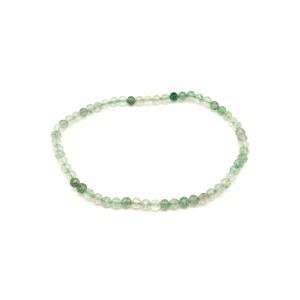 Fazettált aventurin golyós ásvány karkötő 3�4mm, Ékszer, Karkötő, Ásványkarkötő, , MESKA