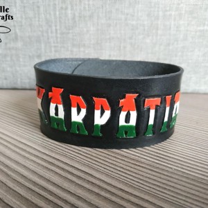 Kárpátia feliratú karpánt - ékszer - karkötő - széles karkötő - Meska.hu