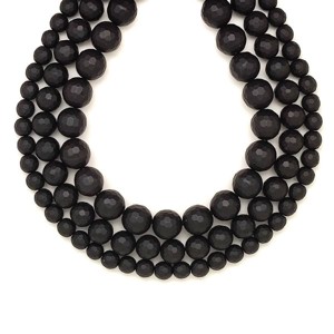 Ónix matt olajos hatszög fazettált golyó 10mm  ékszerkészítő alapanyag (füzér), Kellékek & szerszámok, Ásvány alapanyag, Ásványfüzér, , MESKA