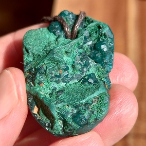 Nyers dioptáz medál Mélységes megnyugvás, Dioptáz medál, Dioptáz - ékszer - nyaklánc - medálos nyaklánc - Meska.hu