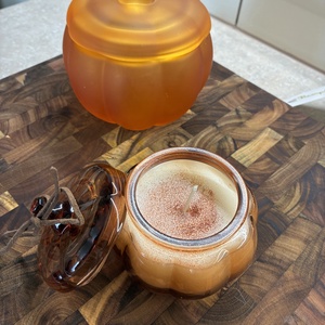 Pumpkin spice illatú szójaviasz gyertya különleges üvegben ( 150 ml) - otthon & életmód - gyertya, illat, aroma - gyertya - Meska.hu