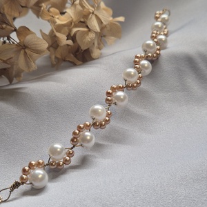 Egyedi kézzel készült gyöngy karkötő - ékszer - karkötő - gyöngyös karkötő - Meska.hu