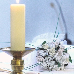 White Lady - esküvő - menyasszonyi- és dobócsokor - Meska.hu