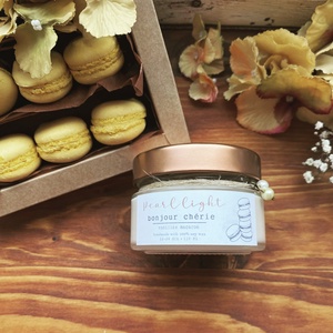 Vaníliás macaron szójagyertya CLASSIC - otthon & életmód - gyertya, illat, aroma - gyertya - Meska.hu