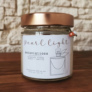 Meravigliosa szójagyertya DESIGNER - otthon & életmód - gyertya, illat, aroma - gyertya - Meska.hu