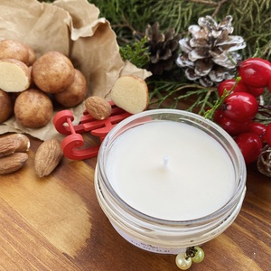 Marzipan szójagyertya MINI - otthon & életmód - gyertya, illat, aroma - gyertya - Meska.hu