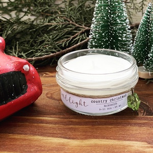 Country Christmas szójagyertya MINI - Meska.hu