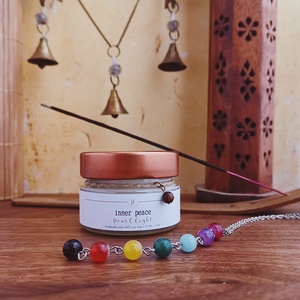 Inner Peace szójagyertya 75 ml - otthon & életmód - gyertya, illat, aroma - gyertya - Meska.hu