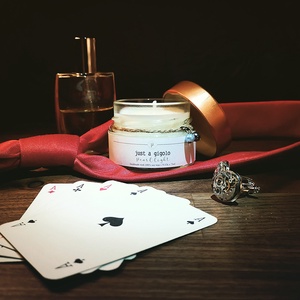 Just a Gigolo 75 ml - otthon & életmód - gyertya, illat, aroma - gyertya - Meska.hu