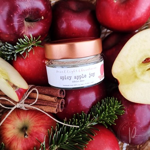 Spicy Apple Joy 75 ml, Karácsony, Karácsonyi lakásdekoráció, Karácsonyi illatgyertya, mécses, Gyertya-, mécseskészítés, MESKA